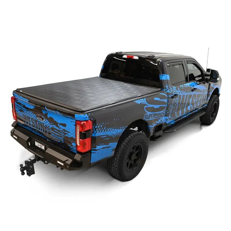Westin Soft Tri-Fold Tonneau Cover For 2017-2025 Ford F-250/F-350 Super Duty 81.9" Bed 1