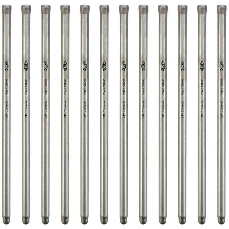 Xdp Pushrods 7/16" Competition & Race Performance For 98.5-19 Dodge 5.9/6.7 Cummins 1