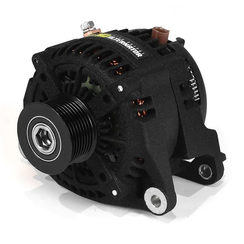 Xdp Wrinkle Black Hd High Output Alternator For 2003-2007 Dodge 5.9L Cummins 1