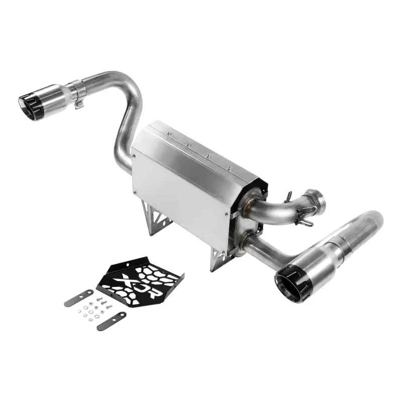 Xdr Off-Road Dual Slip-On Exhaust For 2017-2021 Can-Am Maverick X3 Turbo R 900Cc 1