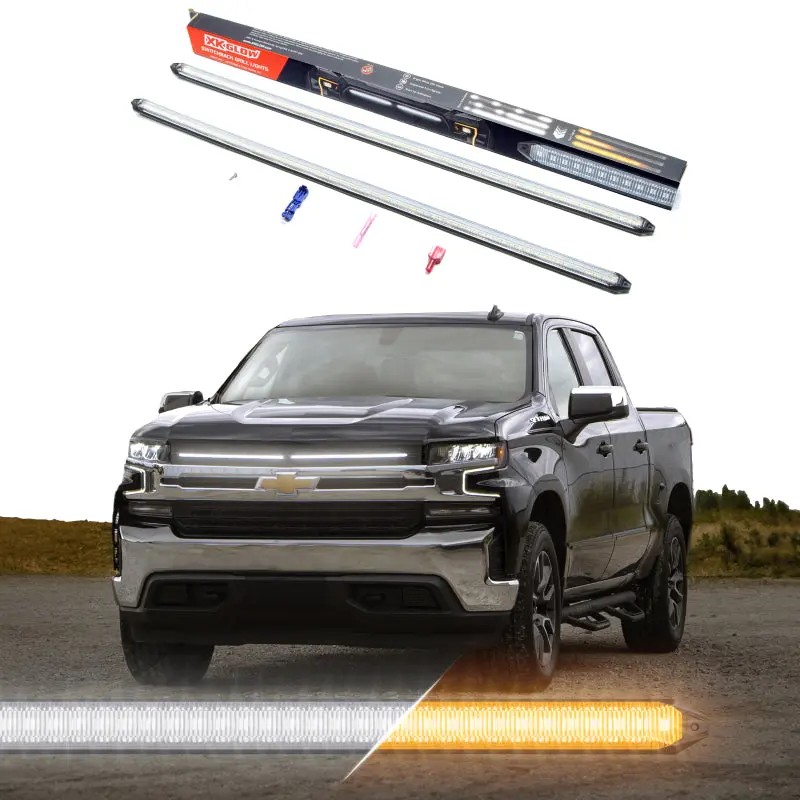 Xk Glow 22In Switchback Grill Lights With Start-Up Animation & Sequential Turn Signals 1