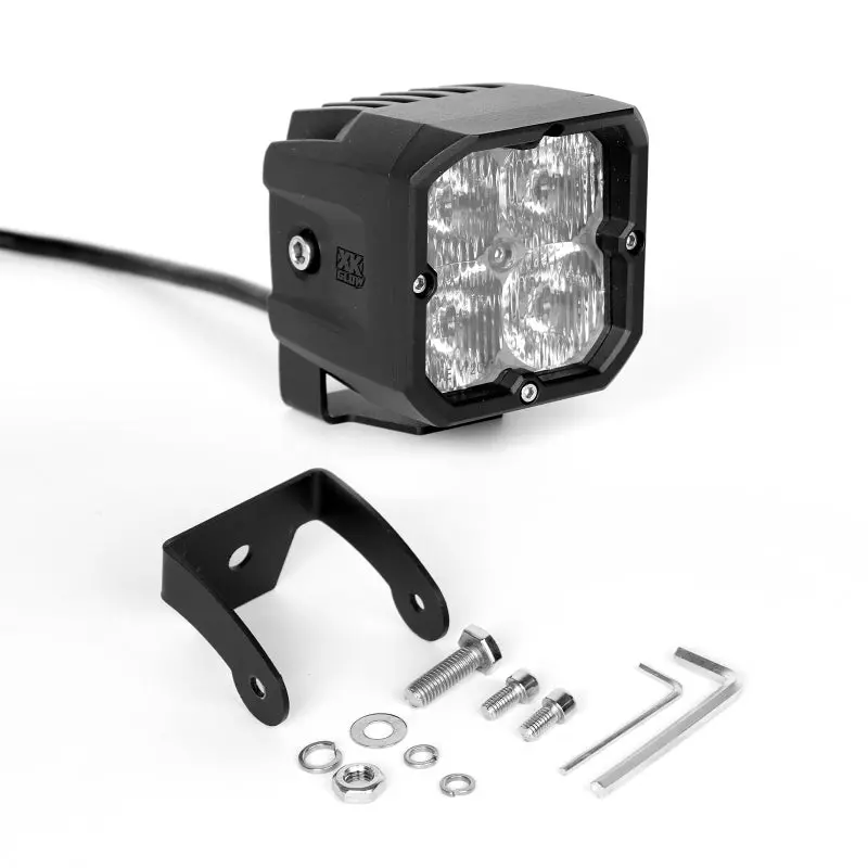 Xk Glow Xkchrome 20W Led Cube Light W/ Rgb Accent Light - Fog Beam 1
