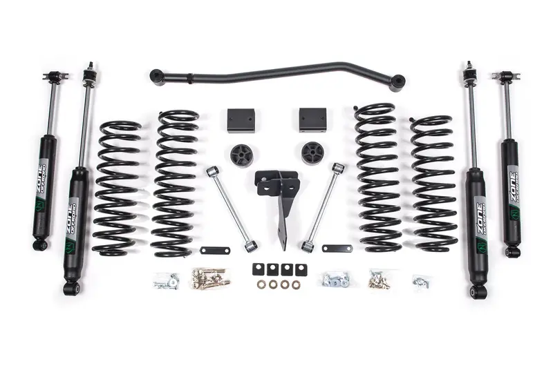 Zone 4 Inch Coil Spring Lift Kit With Nitro Shocks For 2007–2011 Jeep Wrangler Jk 4Wd 2 Door 1