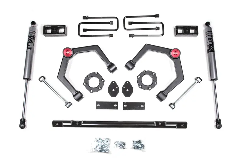 Zone Offroad 2 Inch Lift Kit With Fox Shocks For 2016-2019 Nissan Titan Xd 4Wd 5.0L/5.6L 1