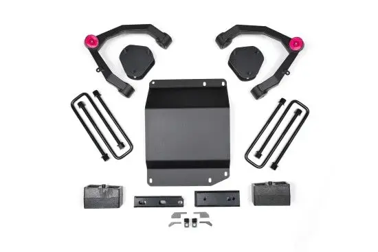 Zone Offroad 3.5 Inch Lift Kit With Nitro Shocks And Front Upper Control Arms For 2007-2013 Gmc/Chevy Silverado/Sierra 1500 2