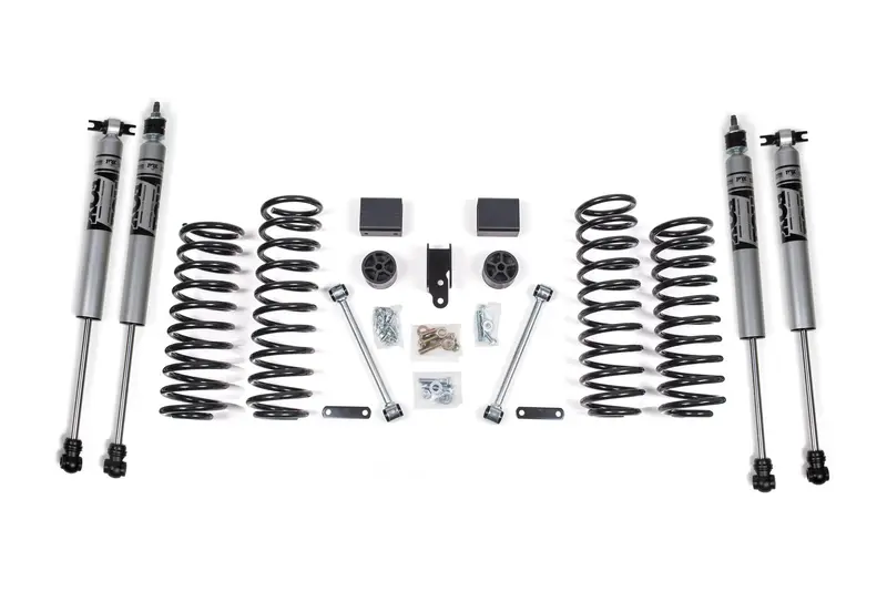 Zone Offroad 3 Inch Lift Kit With Fox Shocks For 2007-2018 Jeep Wrangler Jk 2-Dr 4Wd 1