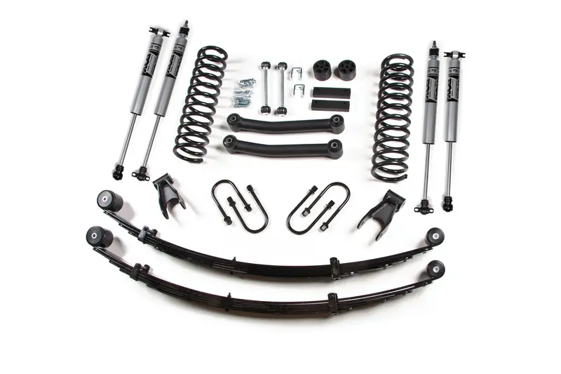 Zone Offroad 4.5 Inch Lift Kit With Fox Shocks For 1984-2001 Jeep Cherokee Xj With Dana 35 Axle 1