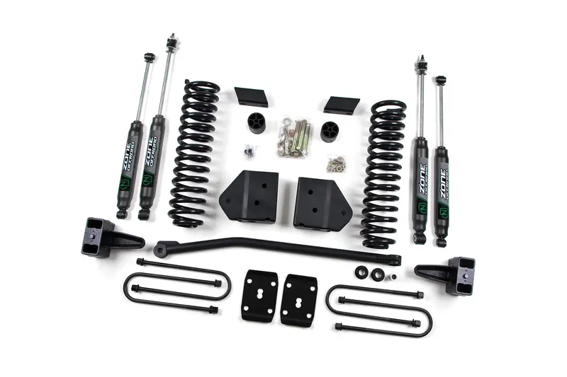 Zone Offroad 4 Inch Lift Kit Nitro Shocks For 2011–2016 Ford F-250/F-350 6.2L Without Overload 1