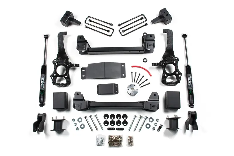 Zone Offroad 4 Inch Lift Kit Nitro Shocks For 2015–2020 Ford F-150 4Wd 2.7L/3.5L/5.0L 4Wd 1