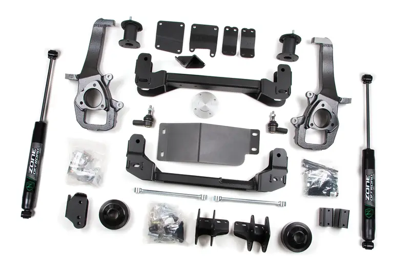 Zone Offroad 4 Inch Lift Kit With Nitro Shocks For 2012 Ram 1500 4Wd 5.7L 1