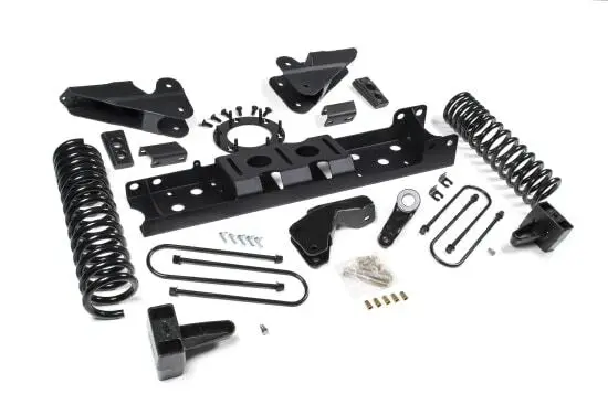 Zone Offroad 4 Inch Lift Kit With Nitro Shocks For 2019-2024 Ram 3500 6.4L 4Wd Gas Without Overload Leaf 2
