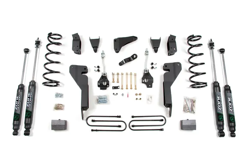 Zone Offroad 6 Inch Lift Kit With Nitro Shocks For 2008 Dodge Ram 2500 Power Wagon 4Wd 1