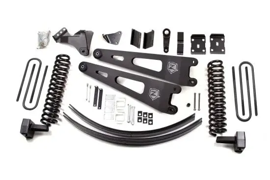 Zone Offroad 6 Inch Lift Kit With Radius Arms And Nitro Shocks For 2008–2010 Ford F-250/F-350 Gas 4Wd Without Overload Leaf 2