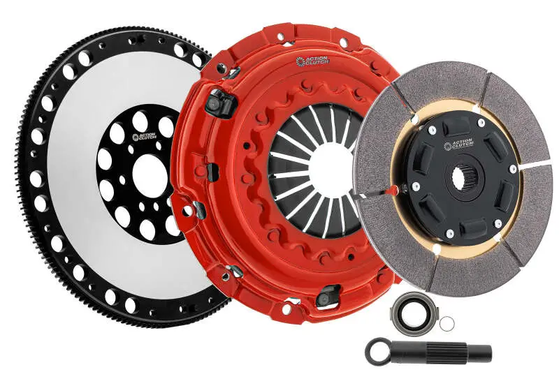 Action Clutch Ironman Sprung Street Clutch Kit With Lightened Flywheel For 2002–2005 Honda Civic Si (K20A3) 1