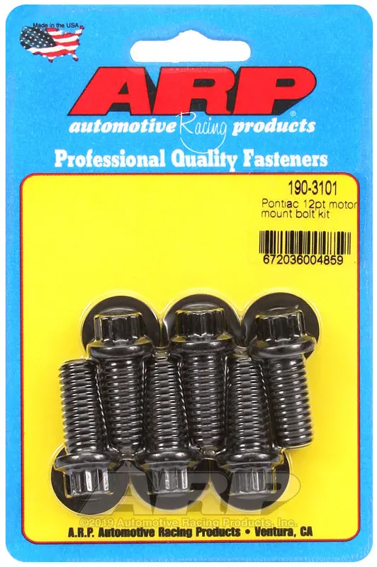Arp 12-Point Pontiac Motor Mount Bolt Kit – High-Strength Fastening System 1