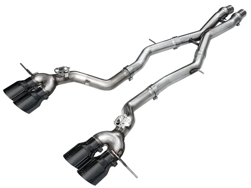 Awe Tuning Track Edition Exhaust System For 2023–2024 Bmw G87 M2 – Diamond Black Tips 1
