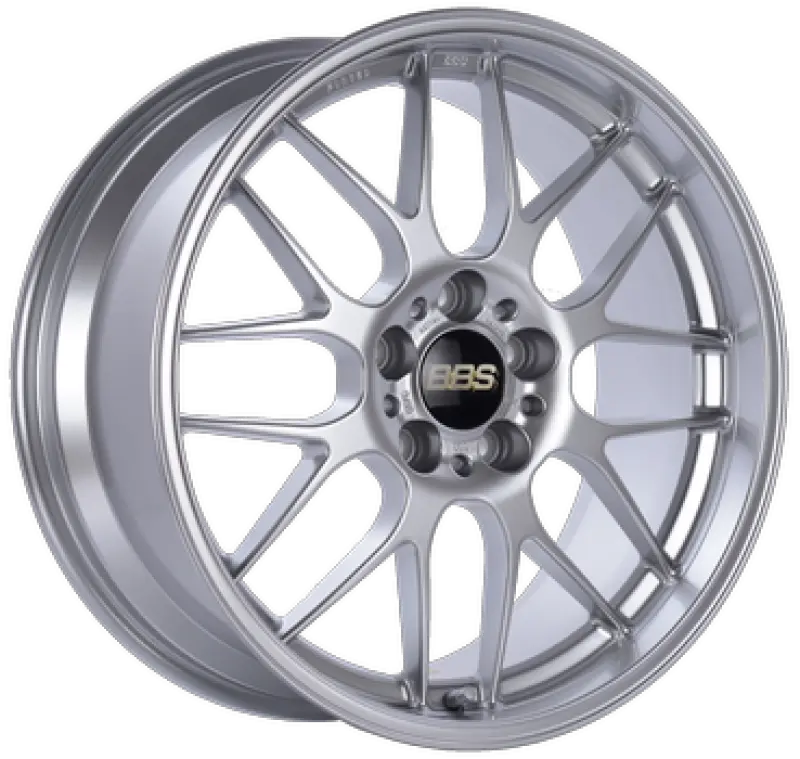 Bbs Rg-R 17X7.5 Inch Diamond Silver Alloy Wheel – 5X100 Bolt Pattern, Et35 Offset, 82Mm Center Bore 1