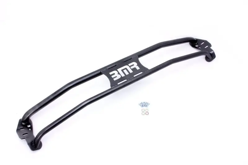 Bmr Front Strut Tower Brace For 2011–2015 Chevrolet Camaro (5Th Gen) – 2-Point, Black Hammertone 1