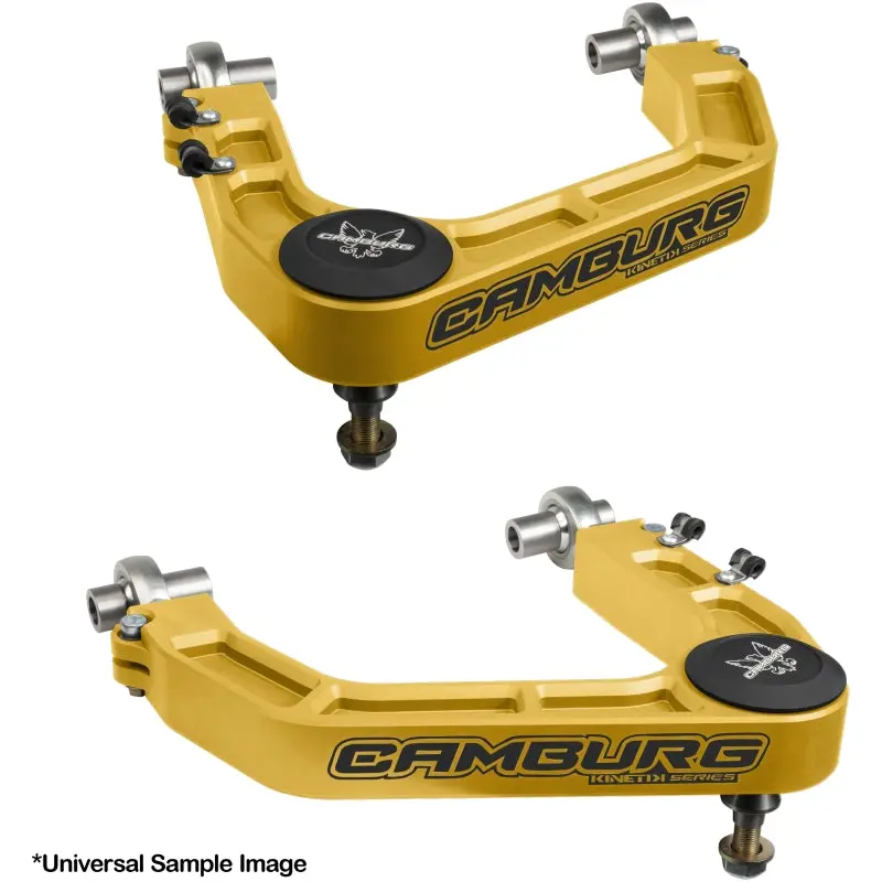 Camburg Kinetik V2 Billet Uniball Upper Control Arms – Gold Finish – For 2019–2023 Chevy/Gmc 1500 2Wd/4Wd 1
