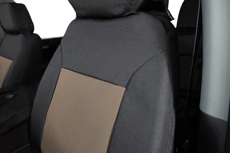 Covercraft Endura Precisionfit Second-Row Seat Covers For 2021–2024 Ford F-150 – Tan/Black 2