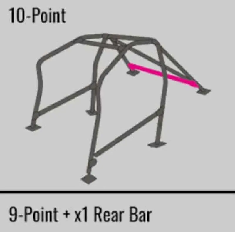 Cusco 4-Point Steel Roll Cage For Hyundai Genesis Coupe – 40Mm Tubing, Sunroof-Compatible Design 1