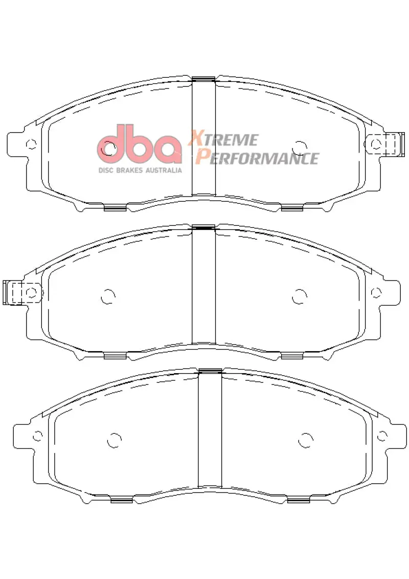 Dba Xp650 Premium Front Brake Pads For 2000–2004 Nissan Xterra 2
