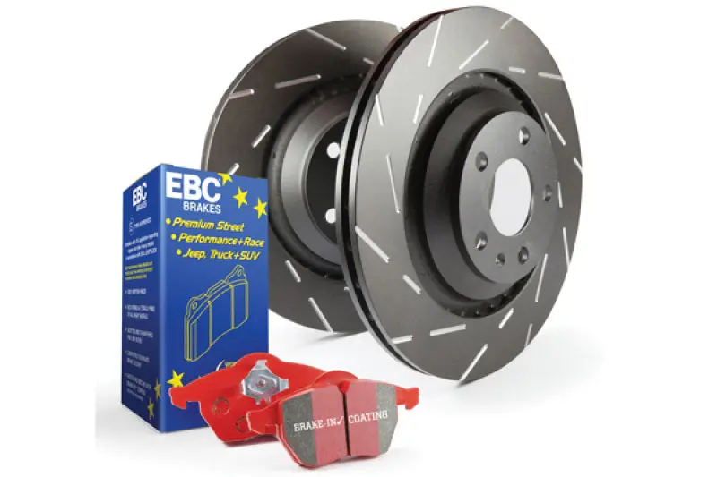 Ebc Redstuff Brake Pad And Usr Drilled & Slotted Rotor Kit – Track-Ready Performance Package 1