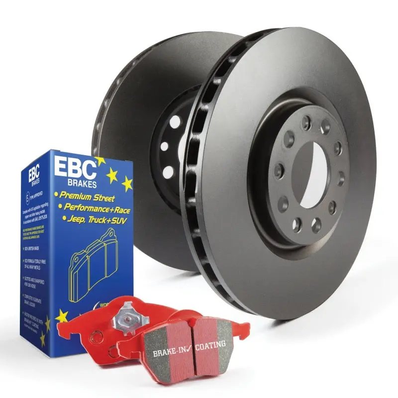Ebc Redstuff High-Performance Brake Pad & Rotor Kit (S12 Series) 1