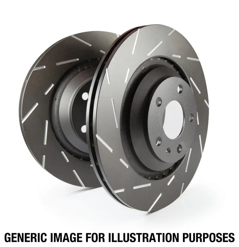 Ebc Usr Slotted Rear Brake Rotors For 2010–2012 Hyundai Santa Fe 2.4L 1