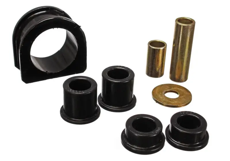 Energy Suspension Black Steering Rack Bushing Kit 1