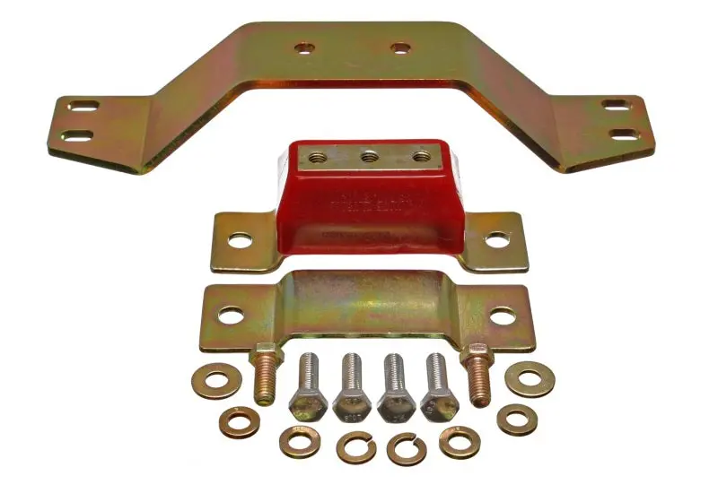Energy Suspension Red Polyurethane Transmission Mounts For 1999–2004 Ford Mustang 4.6L V8 1