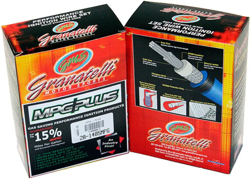 Granatelli Performance Ignition Wires For 1975–1979 Chevrolet Compact Pickup & Blazer L6 4.1L Engine 1