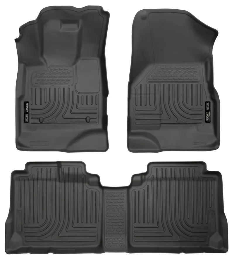 Husky Liners Weatherbeater Combo Floor Liners For 2010–2012 Chevrolet Equinox & Gmc Terrain – Black 2