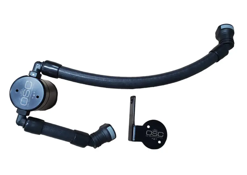J&L Black Anodized Oil Separator For 2020–2022 Ford Mustang Gt500 (Passenger Side) 1