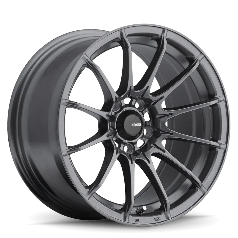Konig Dial-In Forged Alloy Wheel – 15X9 Inches, 4X100 Bolt Pattern, +35Mm Offset, Matte Grey Finish 1
