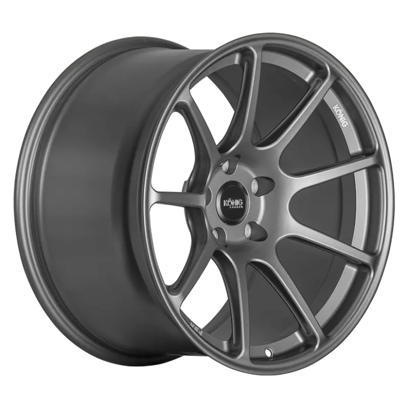 Konig Forged F5R Ash Silver Wheel – 18X9.5", 5X120, Et35, Knurled Bead 1