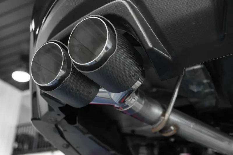 Mbrp Dual Split Rear-Exit Exhaust For 2015–2019 Subaru Wrx & Sti – 3-Inch Tubing, 3.5-Inch Carbon Fiber Tips (Race Version, T304 Stainless) 1