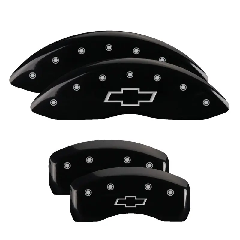 Mgp Engraved 4-Piston Caliper Covers – Front And Rear – Dart Yellow Finish On Black Base 2