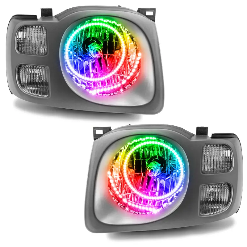 Oracle Colorshift Led Headlights For 2002–2004 Nissan Xterra Se – Smd W/ 2.0 Controller 2