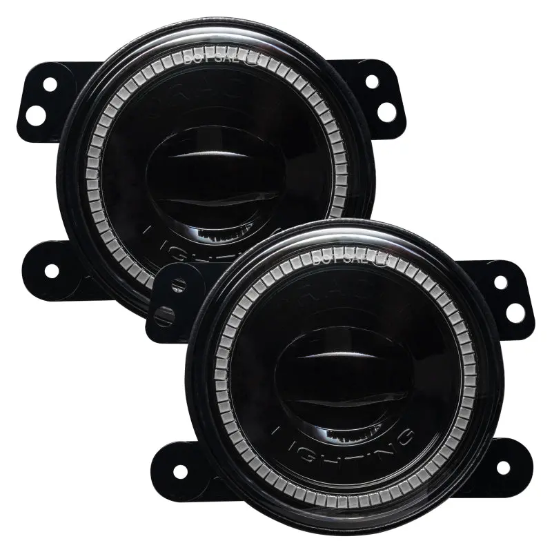 Oracle High-Output Led Fog Lights – Blue Accent – For Jeep Wrangler Jk/Jl/Jt Models 1