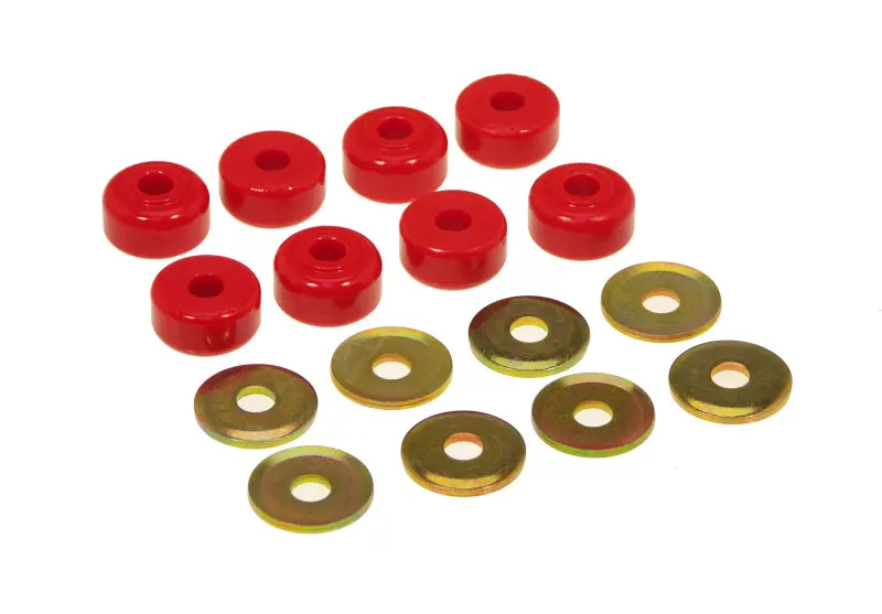 Prothane Universal End Link Bushings & Washers – 5/8" Id × 1-1/8" Od, Red Polyurethane 1