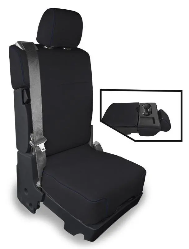 Prp Center Jump Seat Cover With Upper Console — Fits 2015+ Ford F-150 & 2017+ Super Duty, Blue 1