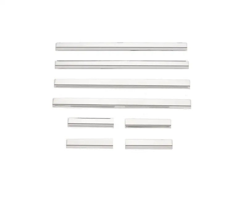 Putco Stainless Steel Door Sill Plates For 2014–2018 Chevy Silverado & Gmc Sierra Ld – Double Cab, 8-Piece Set 1