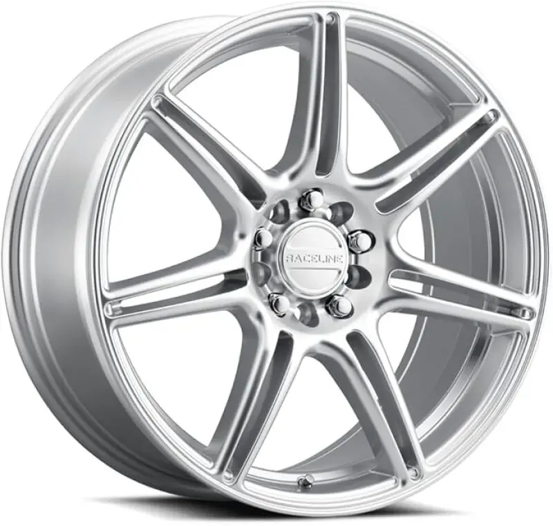 Raceline Apex 18X8In Hyper Silver Wheel – Dual 5X112 / 5X120 Bolt Patterns, 40Mm Offset, 74.1Mm Hub Bore 1