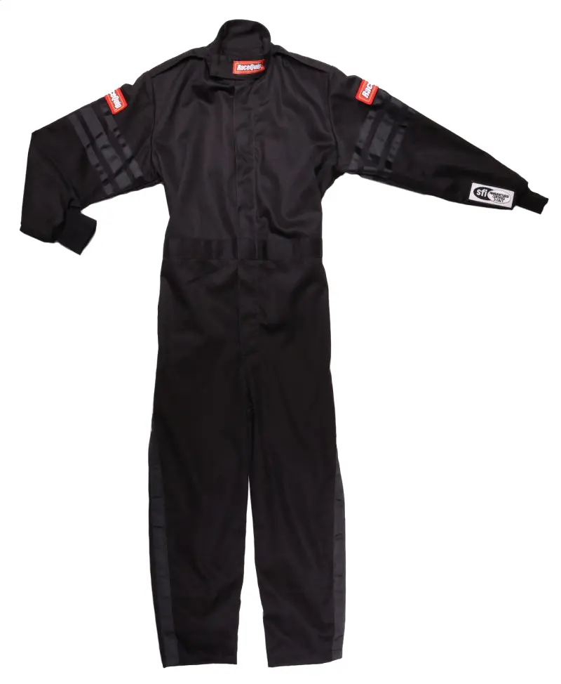 Racequip Junior Racing Suit – Black Trim, Sfi 1 Rating, Kxl Size 1