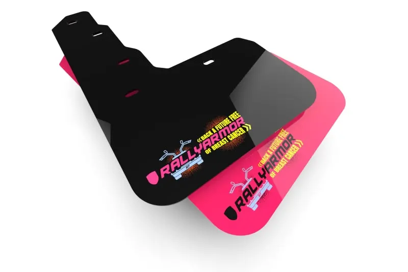 Rally Armor Bce Logo Pink Mud Flaps For 2012–2018 Hyundai Veloster 1