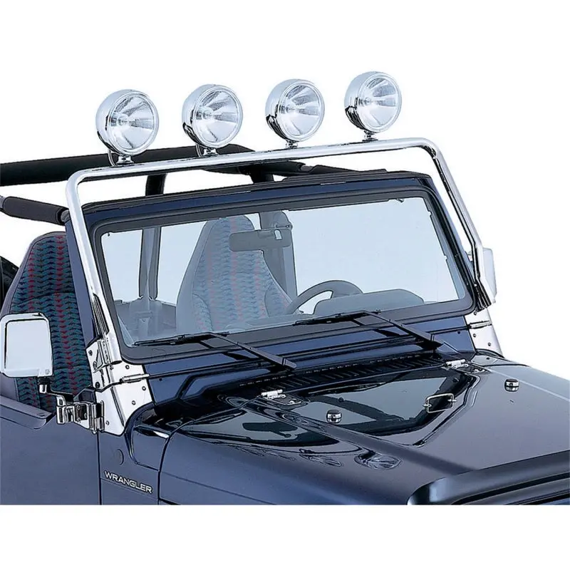 Rugged Ridge Stainless Steel Full-Frame Light Bar For 1997–2006 Jeep Wrangler Tj 1