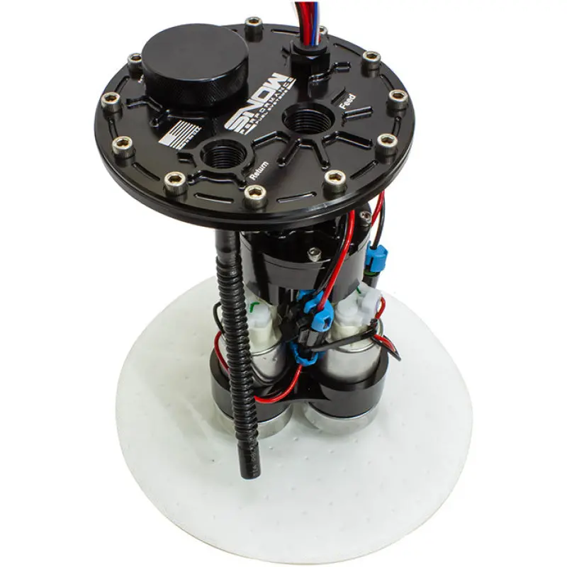 Snow Performance Universal 10-Gallon Fuel Cell Hat – Xtreme Version With Triple-Pump Configuration 1