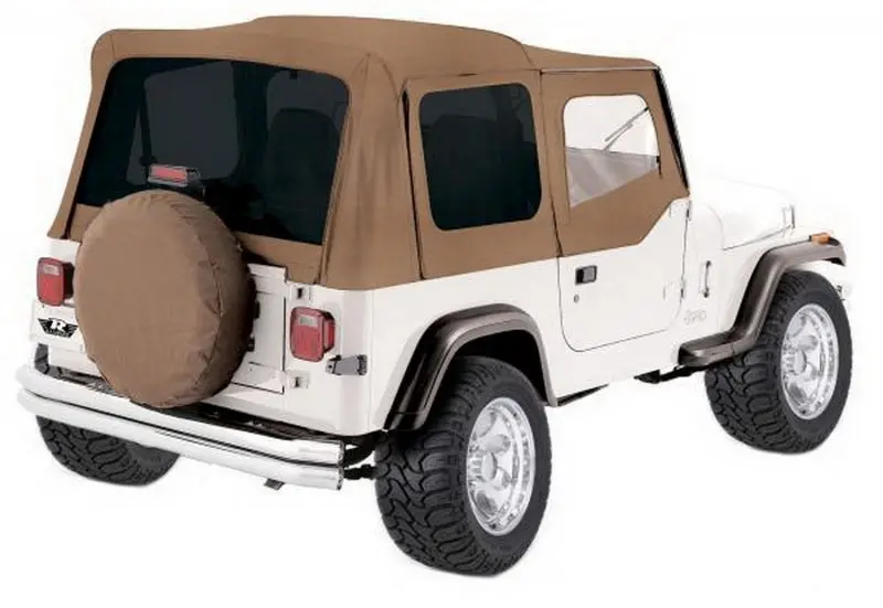 Spice-Colored Oem-Style Soft Top For 1988–1995 Jeep Wrangler Yj (Rampage Replacement) 1