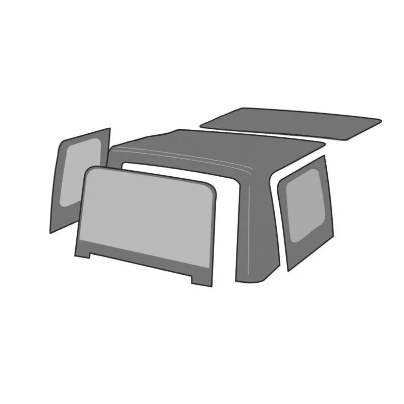 Spice-Colored Oem-Style Soft Top For 1988–1995 Jeep Wrangler Yj (Rampage Replacement) 2
